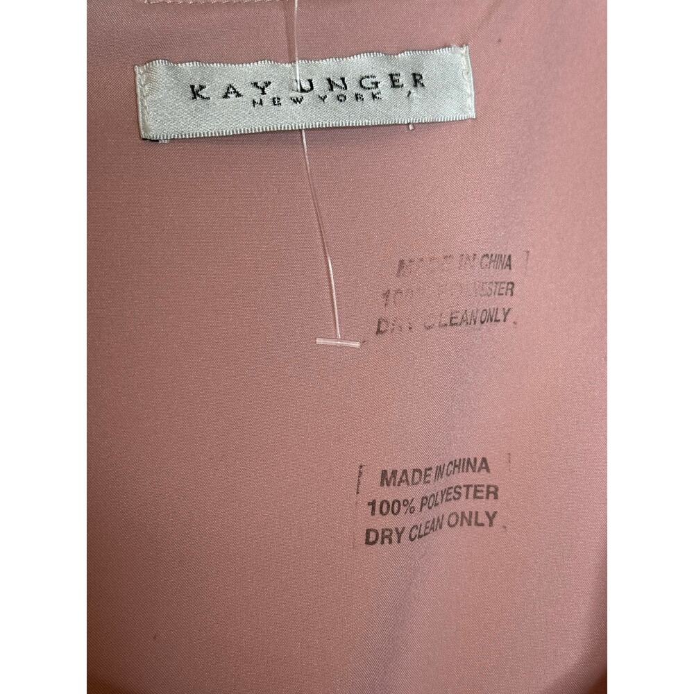 Kay Unger NWT Palmer Hi-Low Dress in Blush/Rose Size 6 - Picture 5 of 7